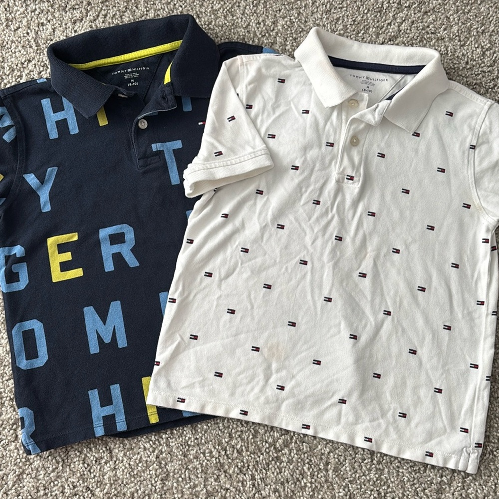 Tommy Hilfiger polos size 8-10 boys